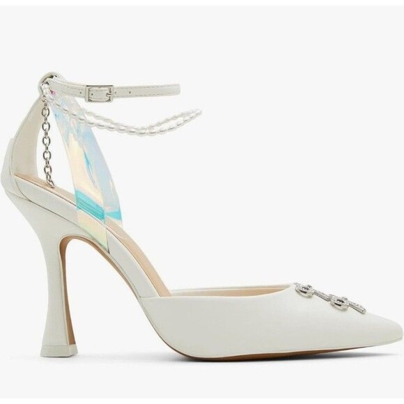 NEW! Women's Call It Spring White High Heel Pumps, Size 10 - Picture 4 of 12